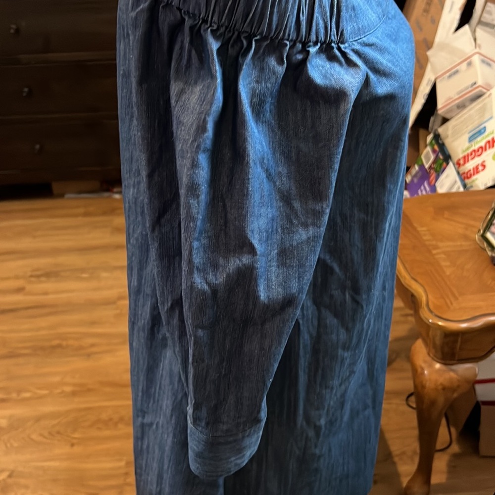 SUGAR+LIPS BLUE JEAN DRESS NWOT - Picture 4 of 5